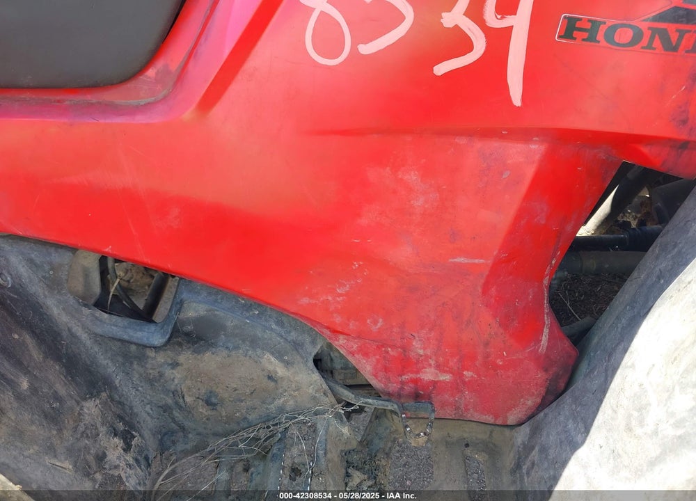 2017 HONDA TRX500 FM VIN: 1HFTE4522H4202297