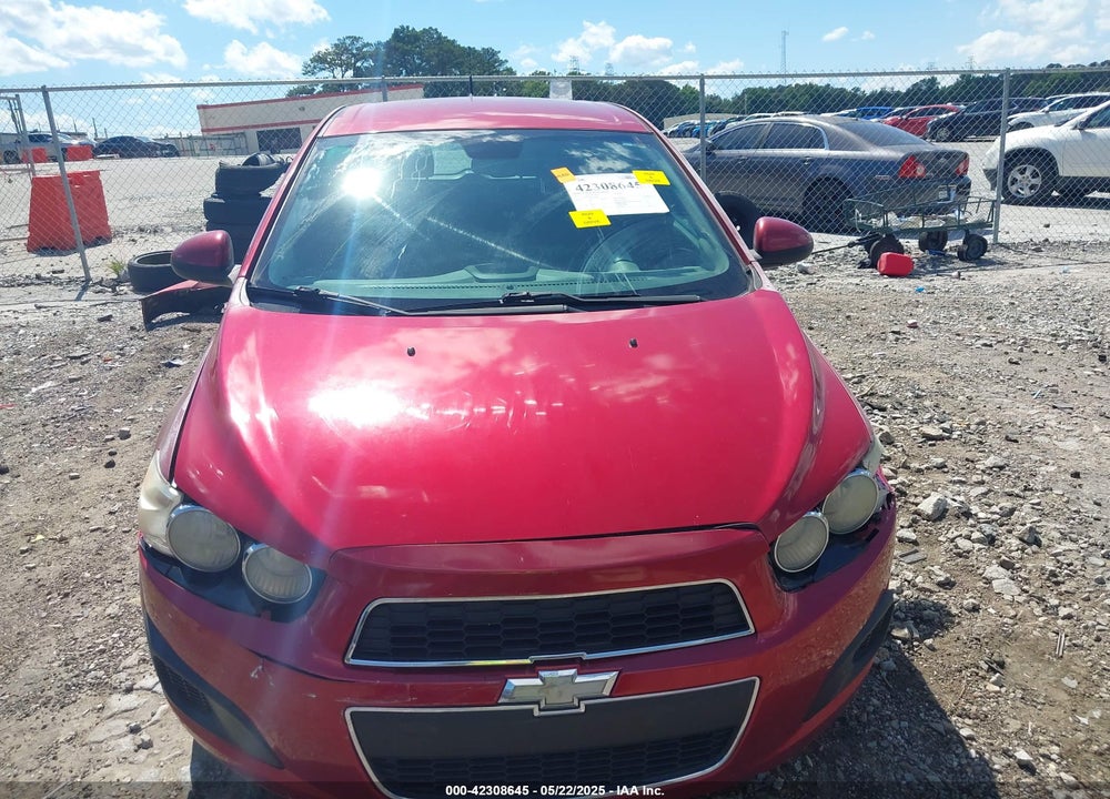 2012 CHEVROLET SONIC VIN: 1G1JC6SH6C4168488