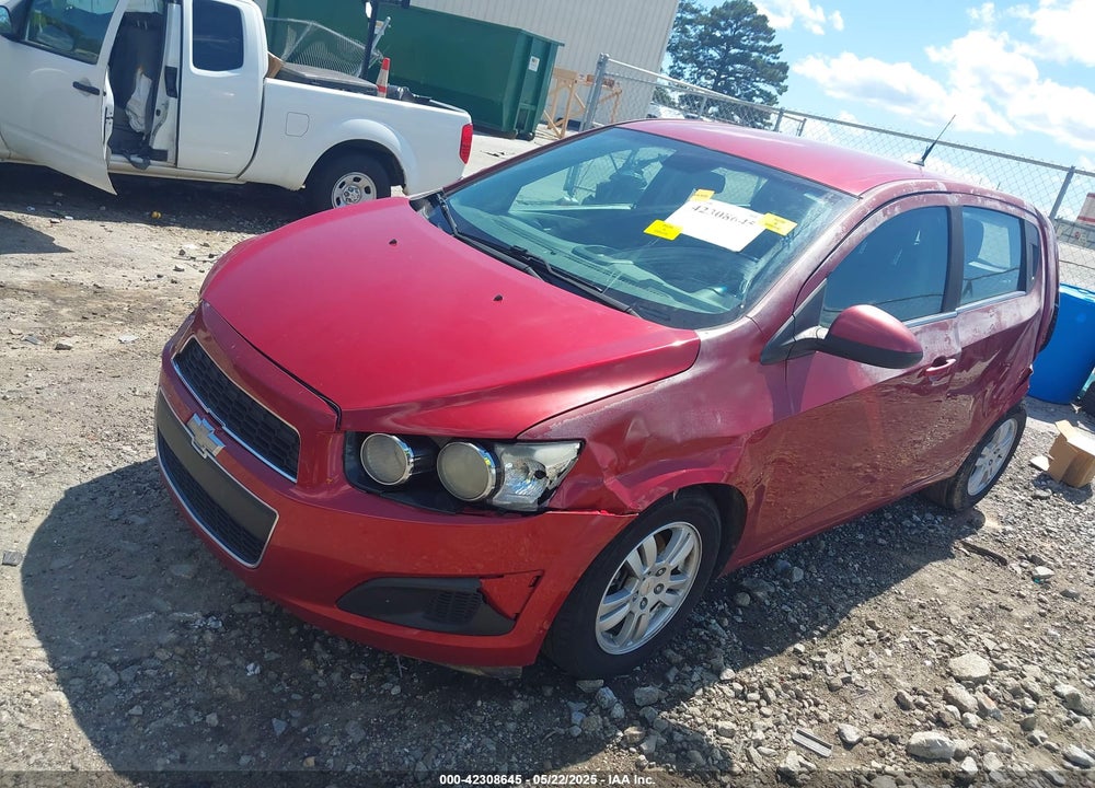 2012 CHEVROLET SONIC VIN: 1G1JC6SH6C4168488
