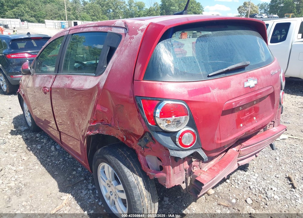 2012 CHEVROLET SONIC VIN: 1G1JC6SH6C4168488