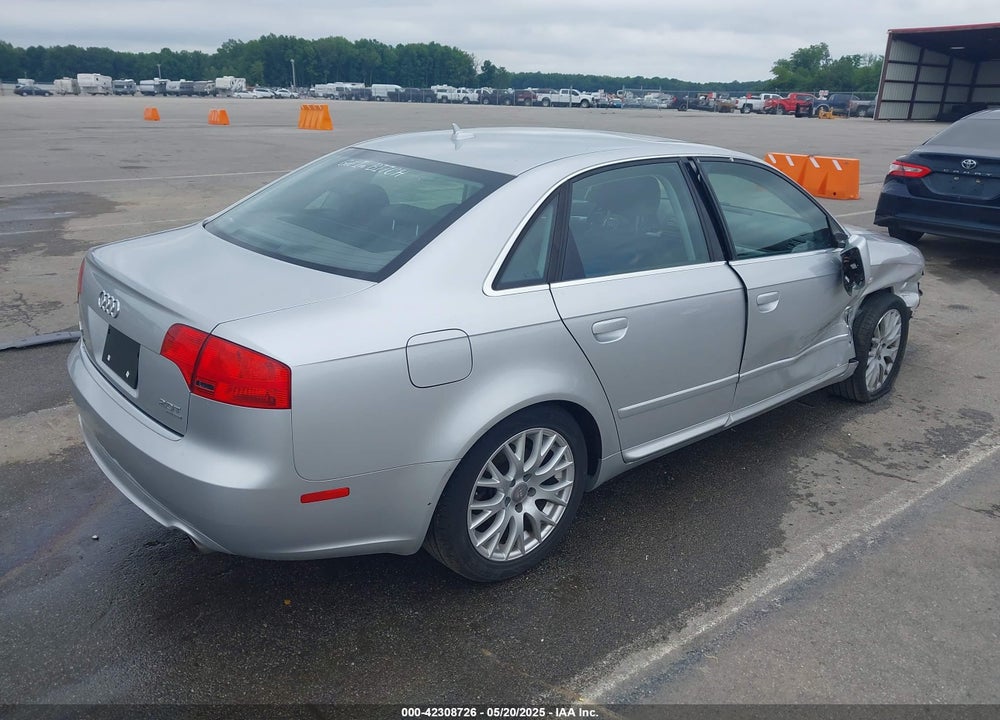 2008 AUDI A4 VIN: WAUDF78E48A169711