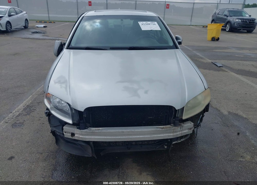 2008 AUDI A4 VIN: WAUDF78E48A169711