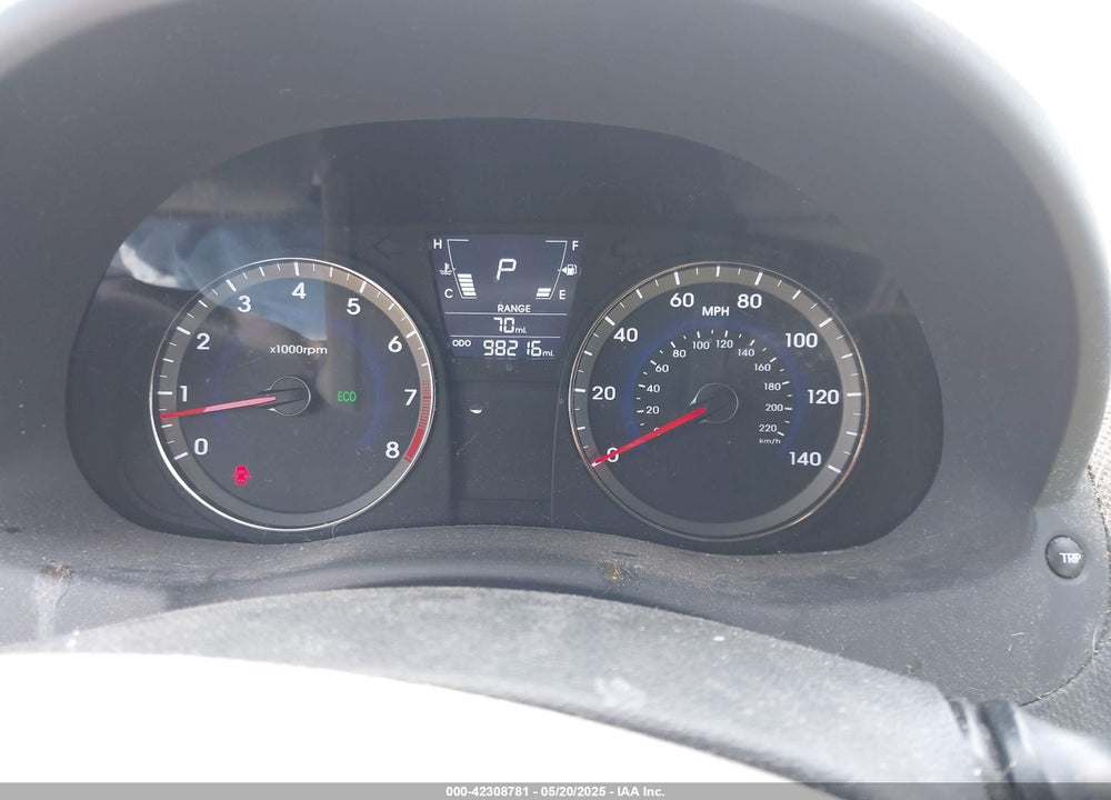 2014 HYUNDAI ACCENT SE VIN: KMHCU5AE6EU165345