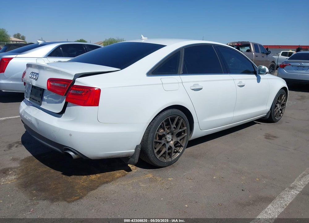 2014 AUDI A6 2.0T PREMIUM VIN: WAUGFAFC6EN054589