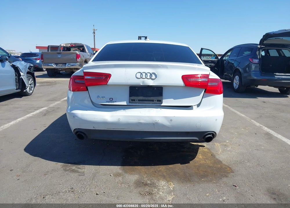 2014 AUDI A6 2.0T PREMIUM VIN: WAUGFAFC6EN054589