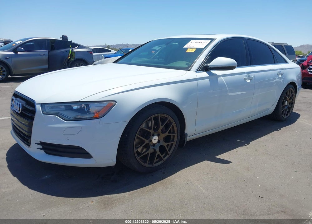 2014 AUDI A6 2.0T PREMIUM VIN: WAUGFAFC6EN054589