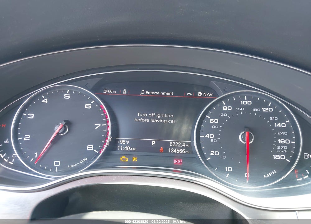 2014 AUDI A6 2.0T PREMIUM VIN: WAUGFAFC6EN054589