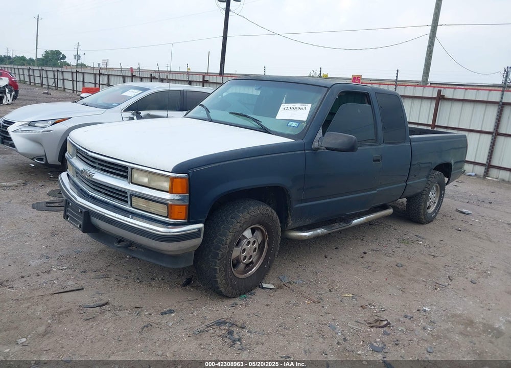 1998 CHEVROLET K1500 FLEETSIDE VIN: 2GCEK19R0W1124709