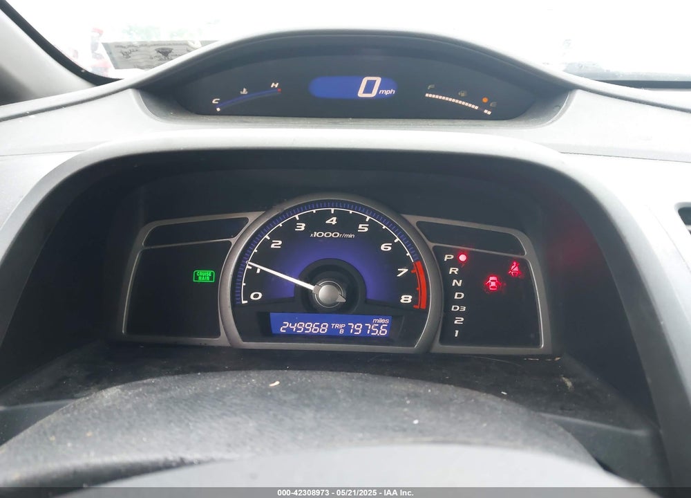 2008 HONDA CIVIC LX VIN: 2HGFA16548H338459