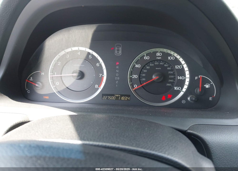 2009 HONDA ACCORD 2.4 EX-L VIN: 1HGCS12879A016561