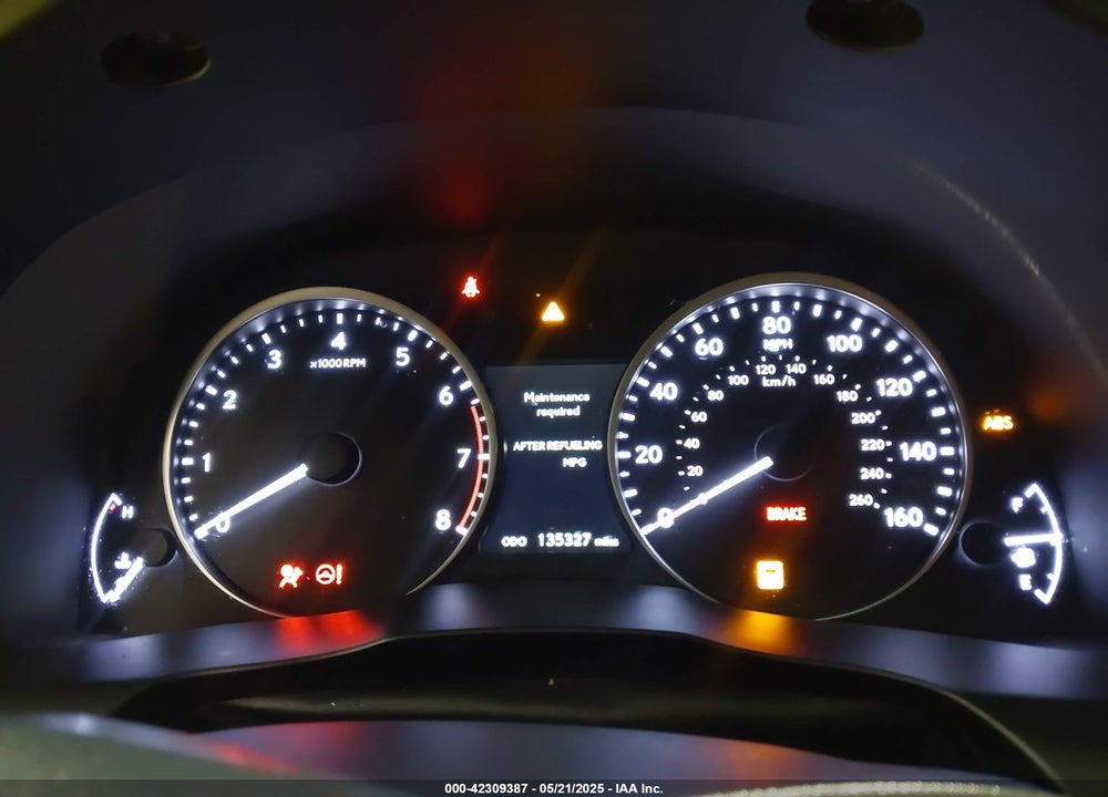 2013 LEXUS ES VIN: JTHBK1GG2D2062116
