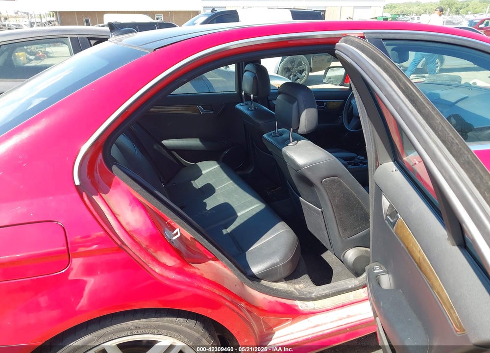 2008 MERCEDES-BENZ C CLASS VIN: WDDGF56X78F044705