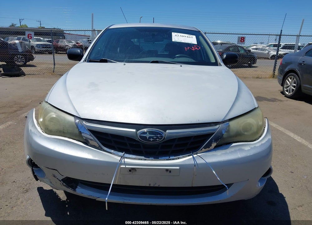 2008 SUBARU IMPREZA 2.5I VIN: JF1GH61688G803788