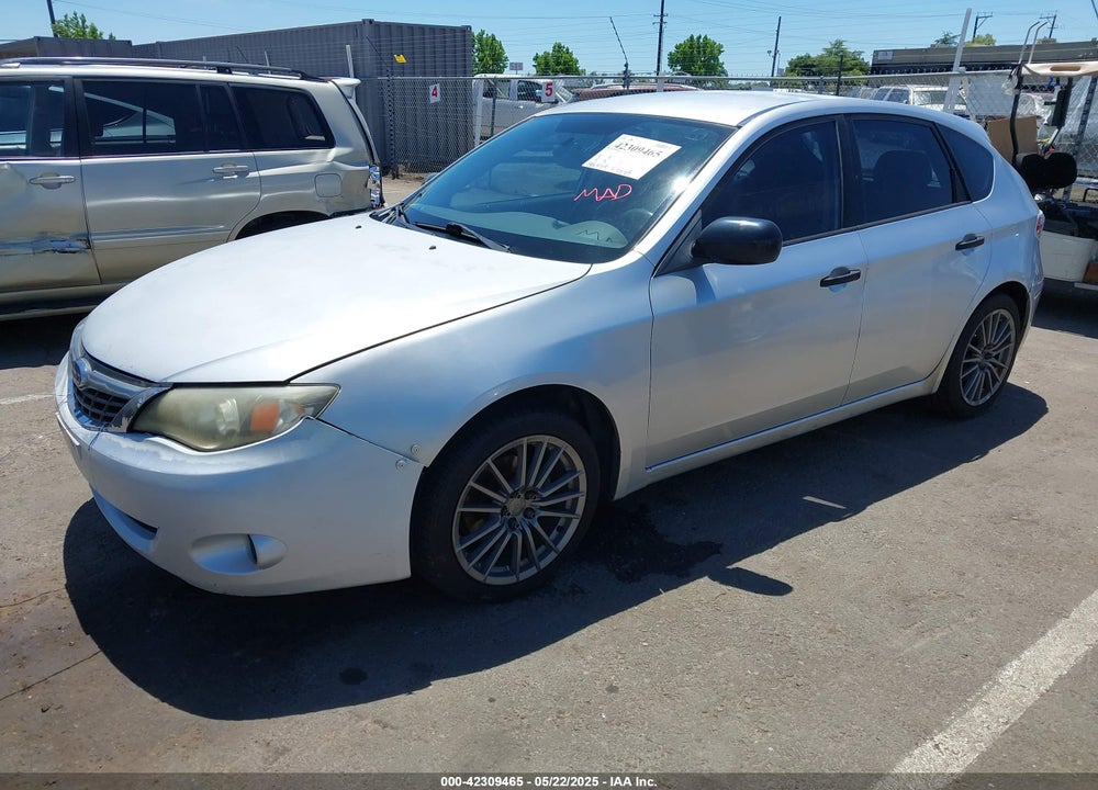 2008 SUBARU IMPREZA 2.5I VIN: JF1GH61688G803788