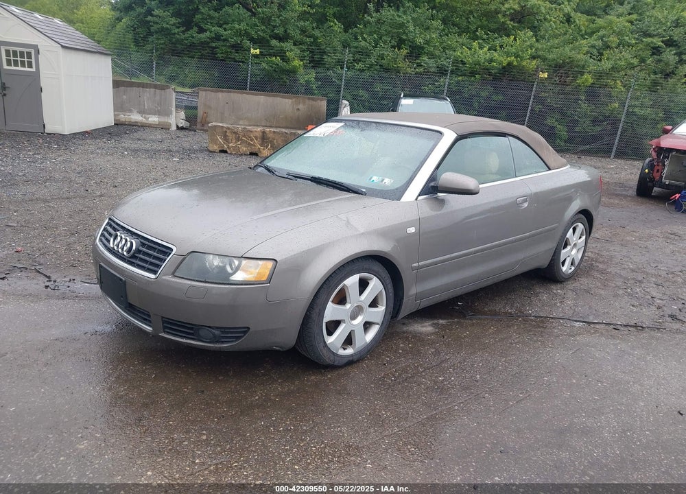 2005 AUDI A4 1.8T VIN: WAUAC48H35K008891
