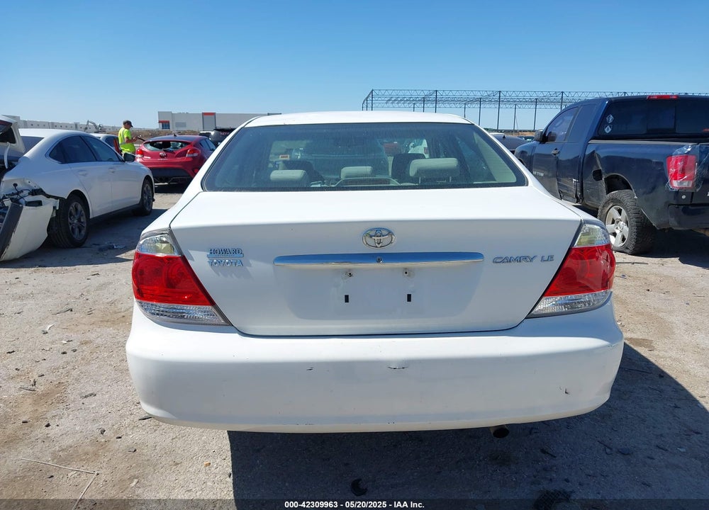 2005 TOYOTA CAMRY LE VIN: 4T1BE32K45U401248