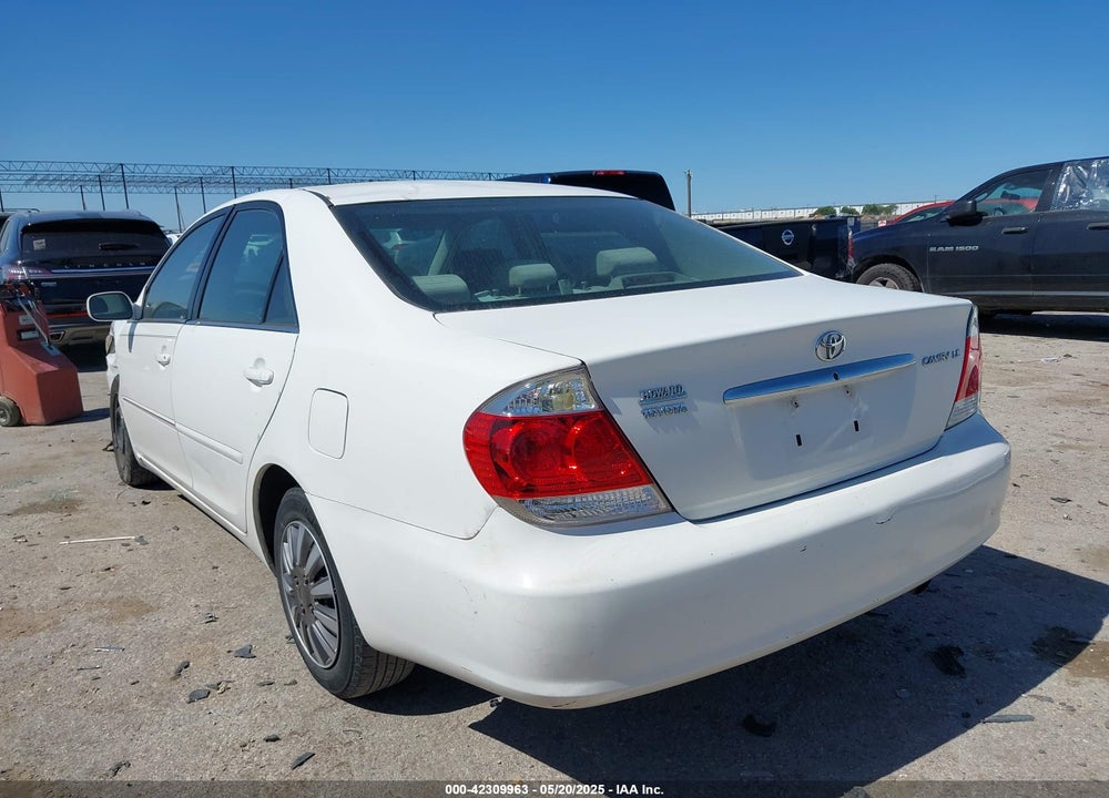 2005 TOYOTA CAMRY LE VIN: 4T1BE32K45U401248