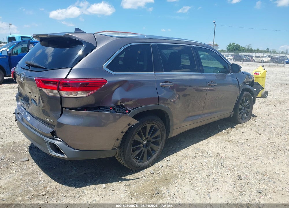 2019 TOYOTA HIGHLANDER LIMITED/PLATINUM VIN: 5TDYZRFH7KS342152