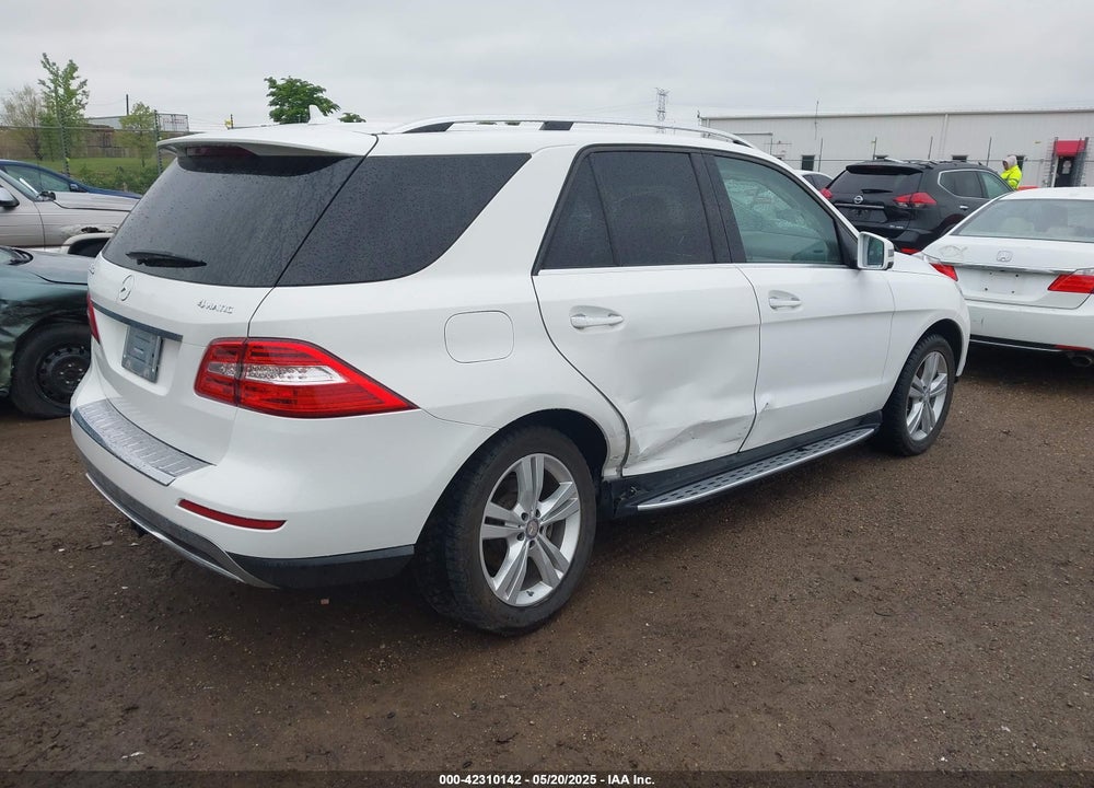 2014 MERCEDES-BENZ ML 350 4MATIC VIN: 4JGDA5HB6EA410297