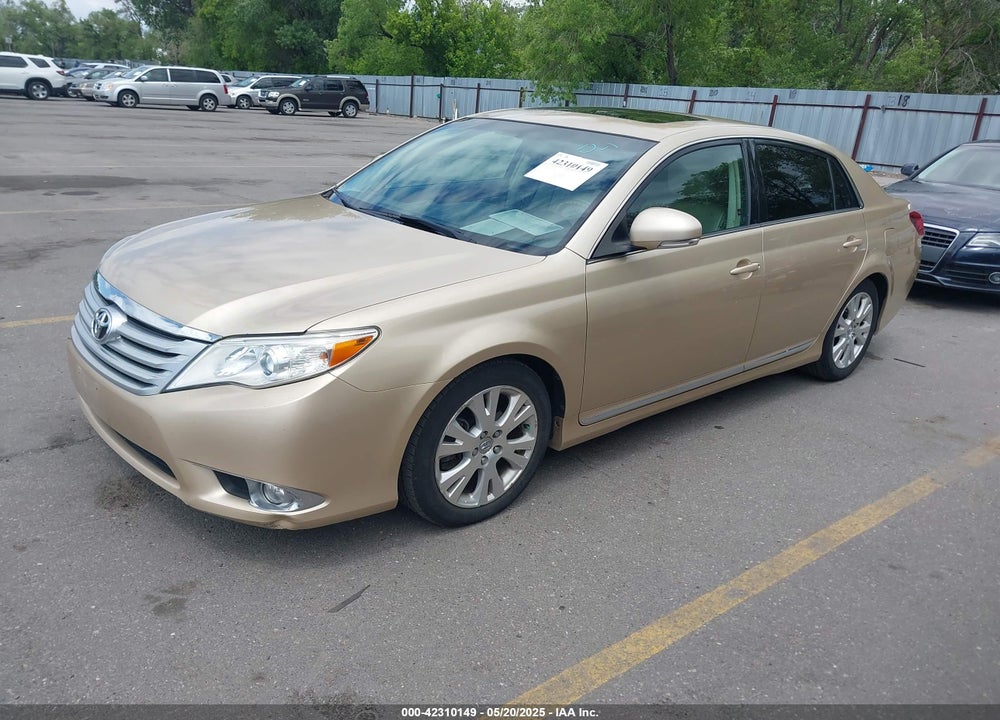 2011 TOYOTA AVALON VIN: 4T1BK3DBXBU371934