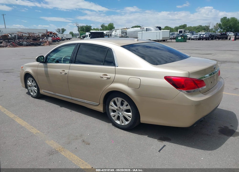 2011 TOYOTA AVALON VIN: 4T1BK3DBXBU371934