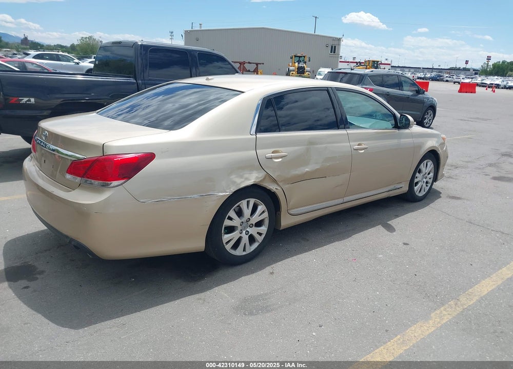2011 TOYOTA AVALON VIN: 4T1BK3DBXBU371934