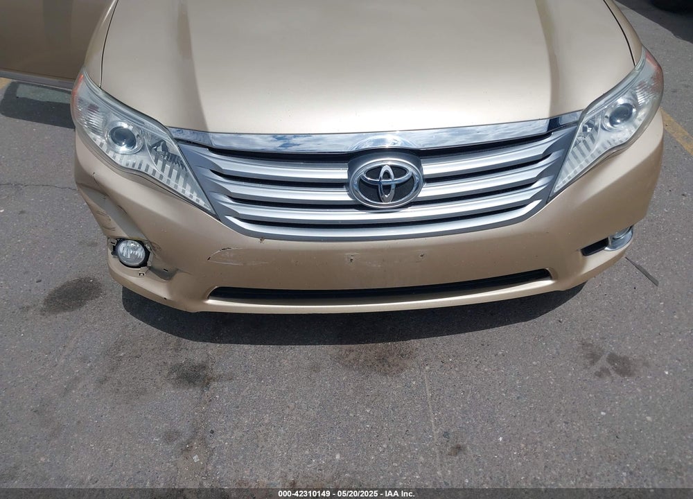 2011 TOYOTA AVALON VIN: 4T1BK3DBXBU371934