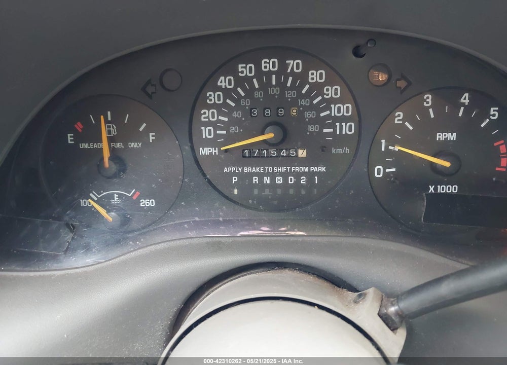 1999 CHEVROLET LUMINA VIN: 2G1WL52M5X9138821
