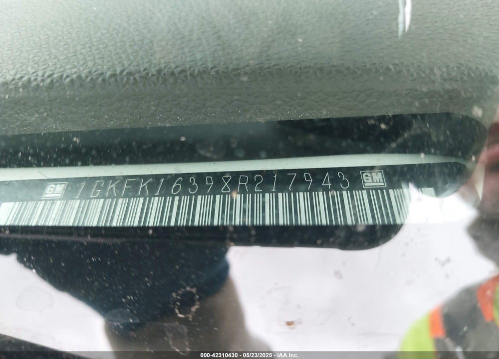 2008 GMC YUKON XL 1500 SLT VIN: 1GKFK16398R217943
