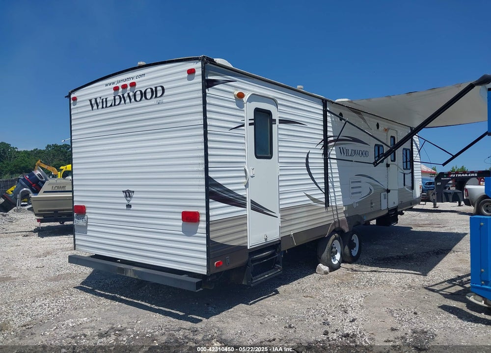 2013 FOREST RIVER WILDWOOD 29BHBS VIN: 4X4TWDE29DA249629