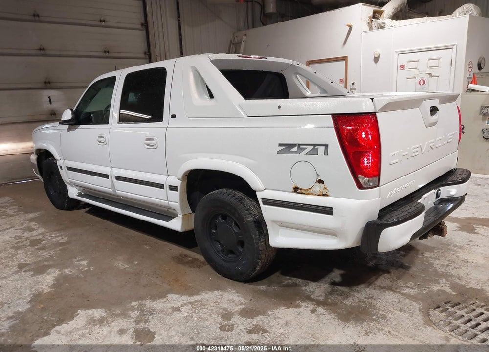 2005 CHEVROLET AVALANCHE 1500 Z71 VIN: 3GNEK12Z05G242850