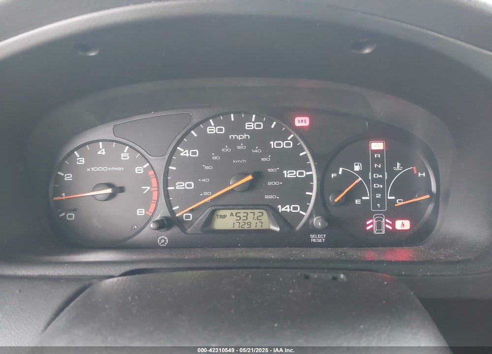 2001 HONDA ODYSSEY EX VIN: 2HKRL18611H501206