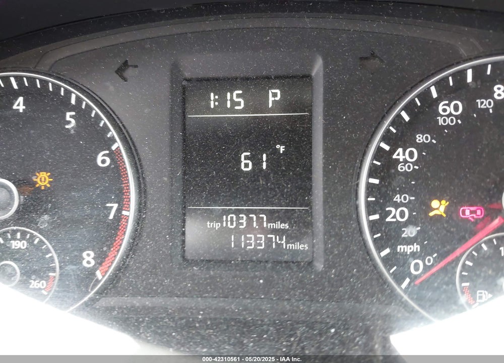 2014 VOLKSWAGEN PASSAT VIN: 1VWAT7A37EC102282