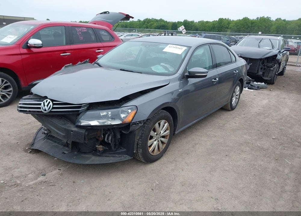 2014 VOLKSWAGEN PASSAT VIN: 1VWAT7A37EC102282