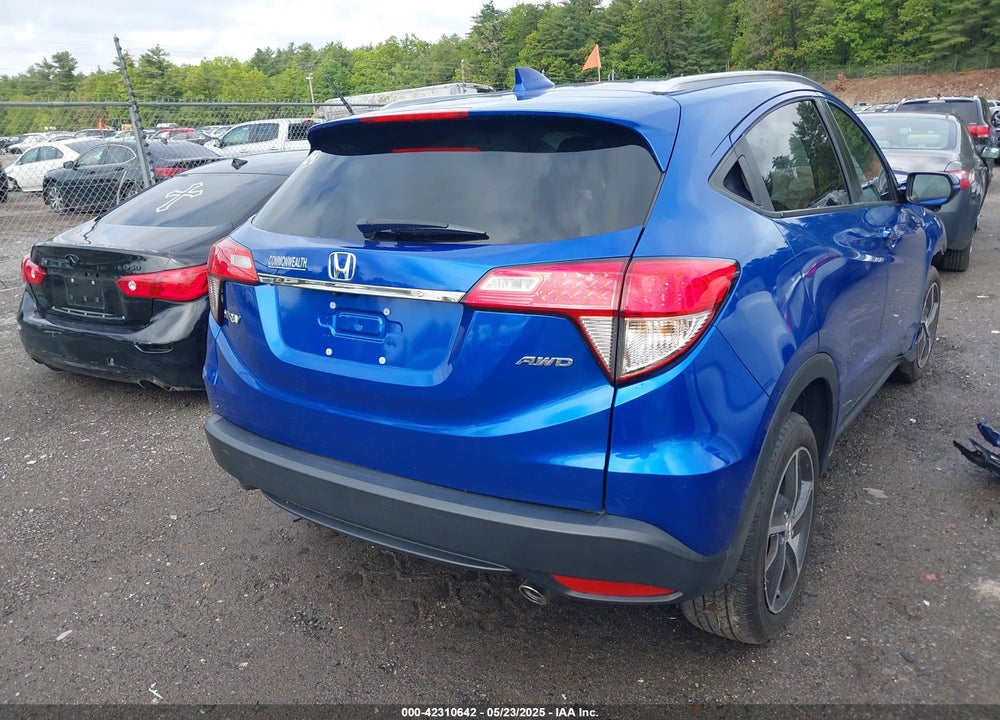 2022 HONDA HR-V AWD EX VIN: 3CZRU6H59NM750767