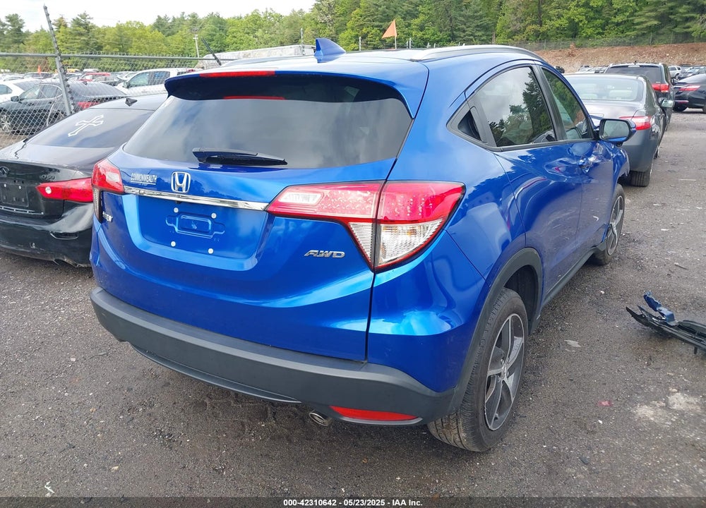 2022 HONDA HR-V AWD EX VIN: 3CZRU6H59NM750767
