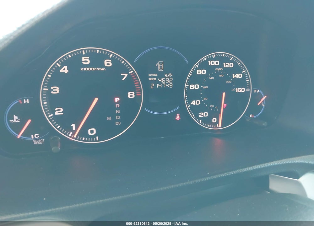 2005 ACURA TSX VIN: JH4CL96855C011098