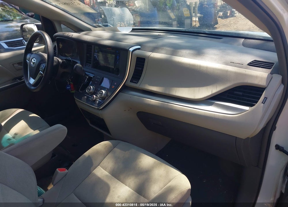 2015 TOYOTA SIENNA L VIN: 5TDZK3DCXFS640245