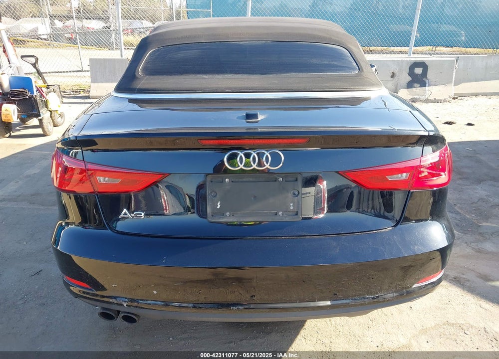 2015 AUDI A3 1.8T PREMIUM VIN: WAU6CLFF6F1111781