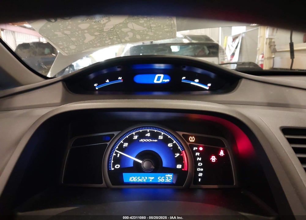 2009 HONDA CIVIC LX VIN: 19XFA16589E028584