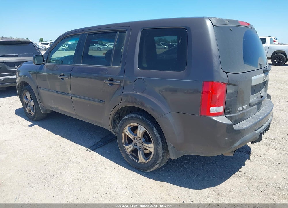 2012 HONDA PILOT VIN: 5FNYF3H4XCB011992