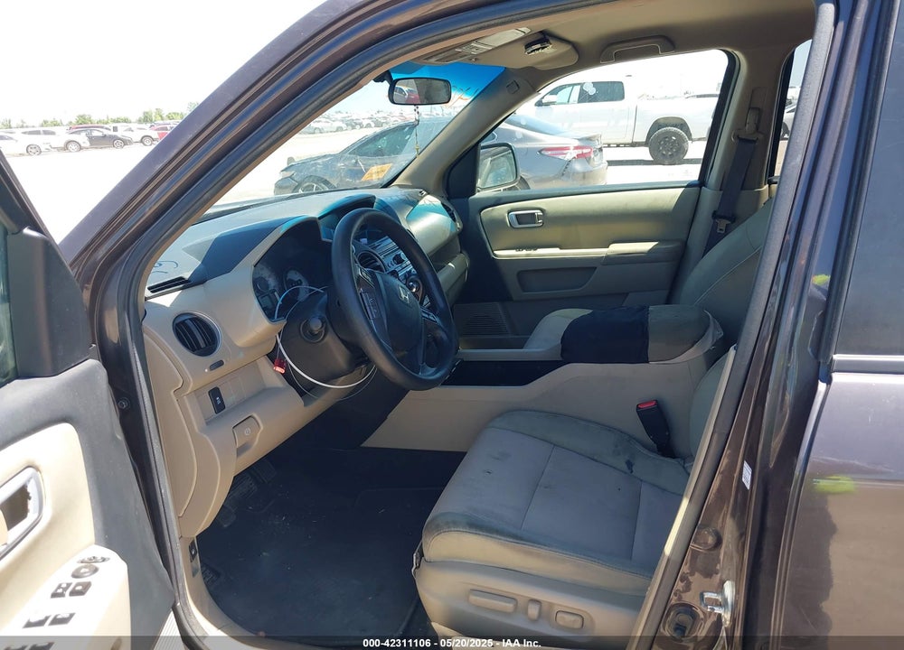 2012 HONDA PILOT VIN: 5FNYF3H4XCB011992
