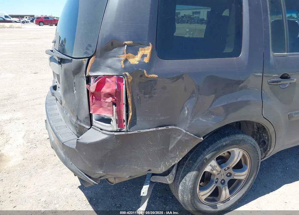 2012 HONDA PILOT VIN: 5FNYF3H4XCB011992