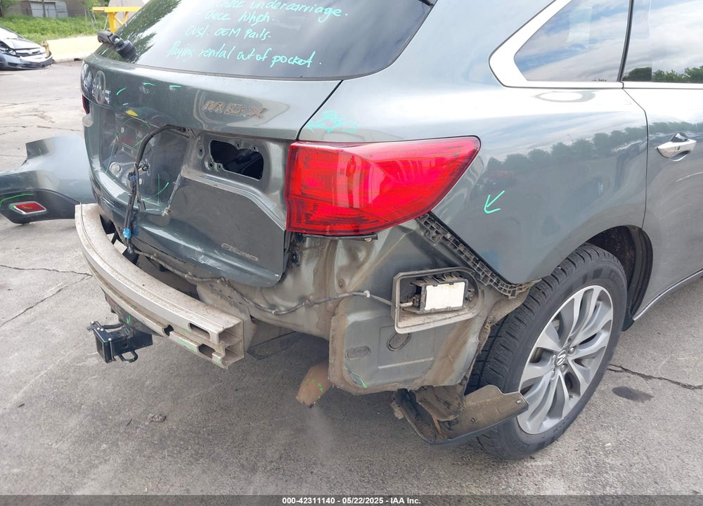 2014 ACURA MDX VIN: 5FRYD4H45EB048350