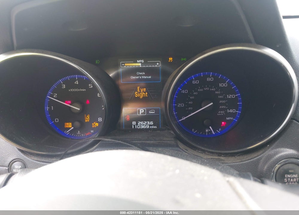 2016 SUBARU OUTBACK VIN: 4S4BSBNC9G3234756