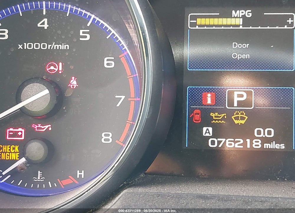 2017 SUBARU OUTBACK VIN: 4S4BSADC9H3280536