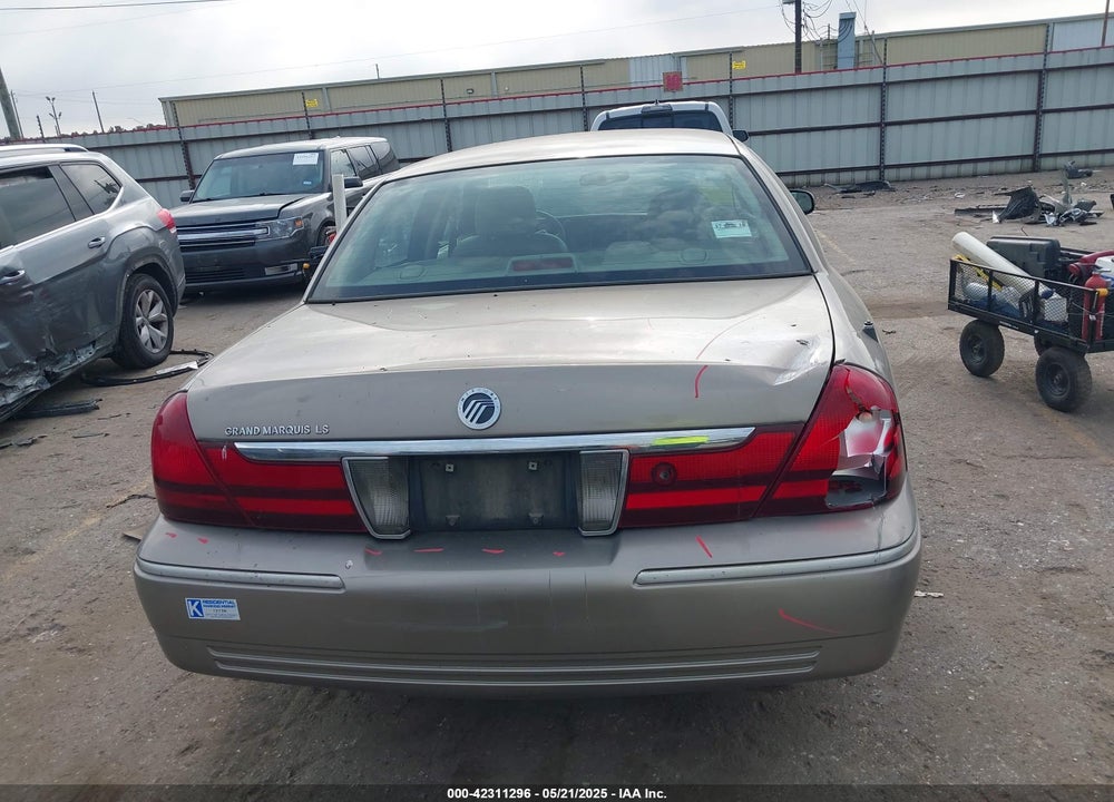 2005 MERCURY GRAND MARQUIS LS/LSE VIN: 2MEFM75W05X656484