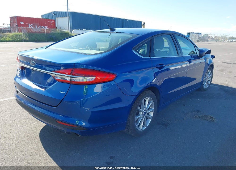 2017 FORD FUSION SE VIN: 3FA6P0H73HR260806