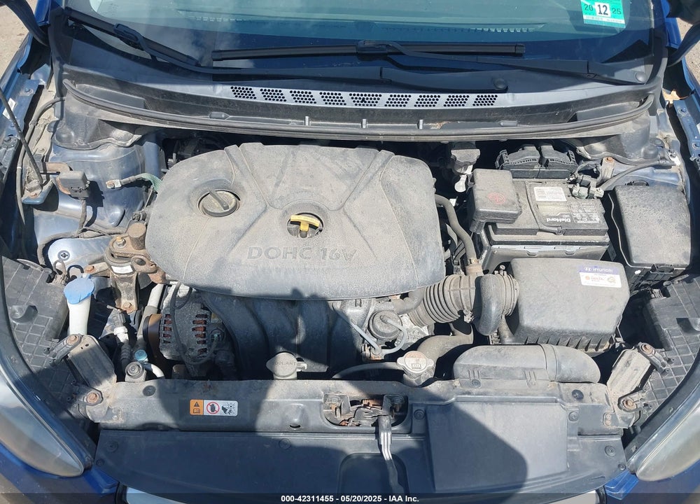 2013 HYUNDAI ELANTRA VIN: KMHDH4AE5DU684209