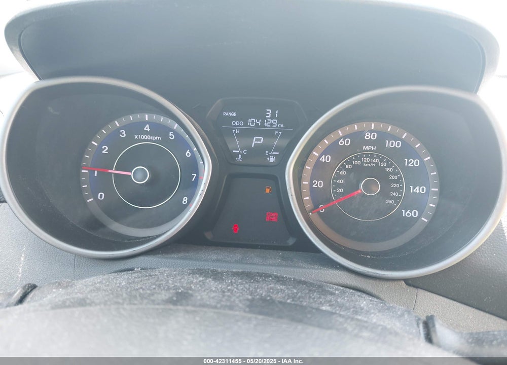 2013 HYUNDAI ELANTRA VIN: KMHDH4AE5DU684209